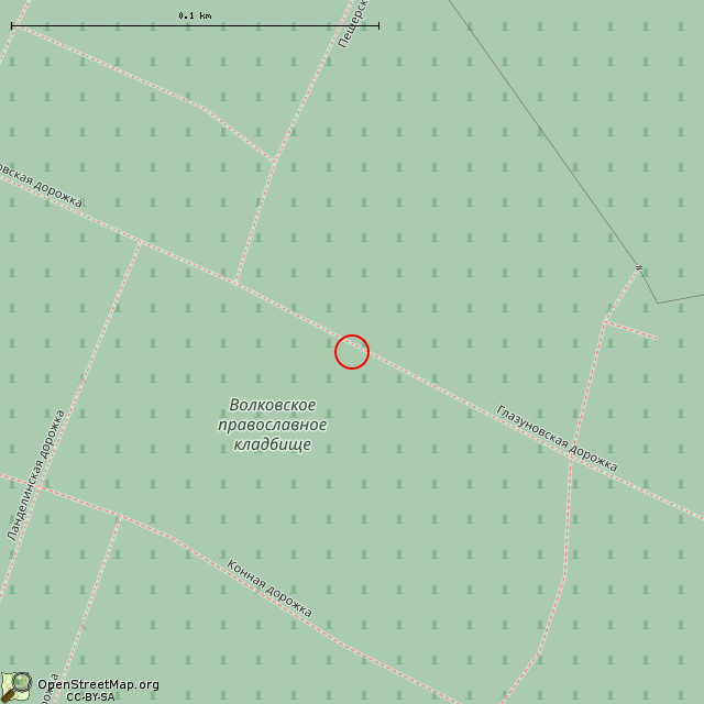 Карта где находится Памятник-поклонный крест воинам, погибшим в Великую Отечественную Войну (Санкт-Петербург) в крупном масштабе