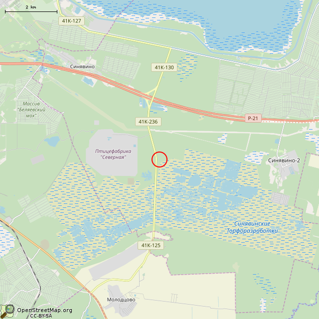 Карта где находится Памятный знак в мелком масштабе