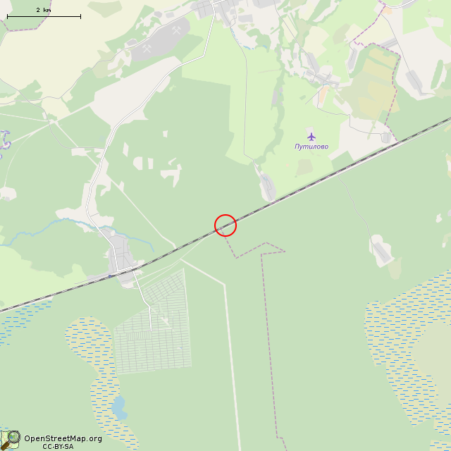 Карта где находится Памятник Железной дороге Победы в мелком масштабе