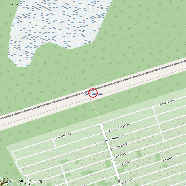 Карта где находится Памятник и указатель на рубеже обороны советских войск в среднем масштабе