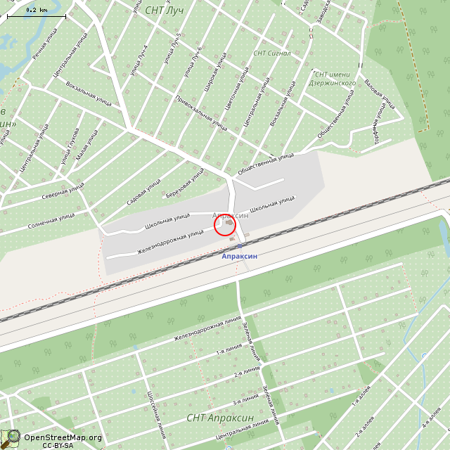 Карта где находится Памятник князю Александру Невскому (Апраксин) в среднем масштабе