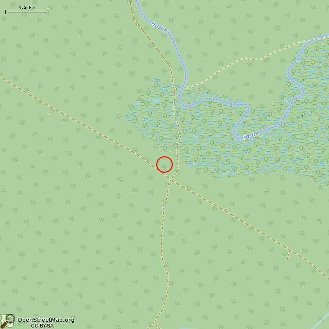 Карта где находится Мемориальная зона в среднем масштабе