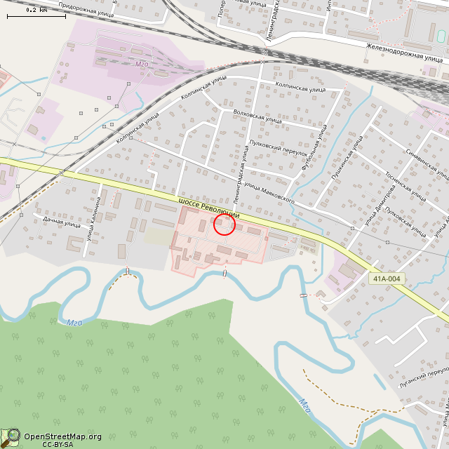 Карта где находится Памятник на месте расстрелов 1941 — 1944     | военный памятник / мемориал, Великая Отечественная война в среднем масштабе