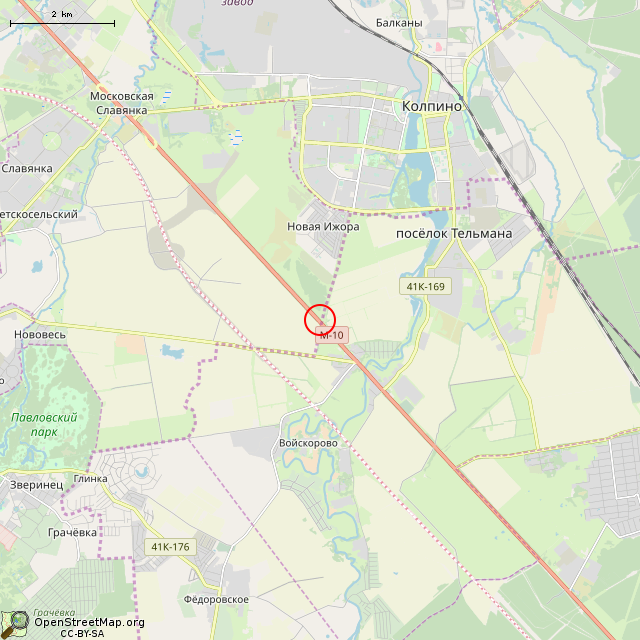 Карта где находится Мемориал «Штурм». Рубеж обороны (Санкт-Петербург) в мелком масштабе