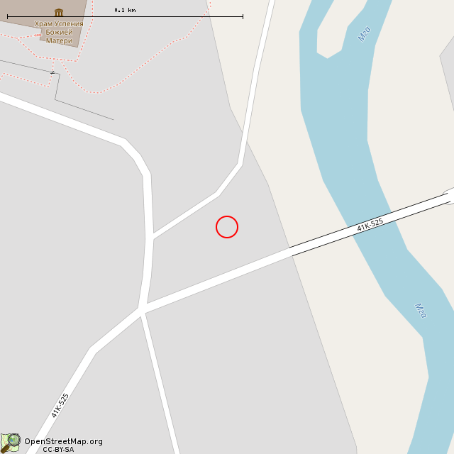 Карта где находится Часовня-звонница (Лезье) в крупном масштабе