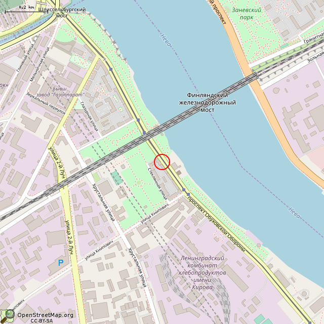 Карта где находится Башенка (Санкт-Петербург)      | башня в среднем масштабе