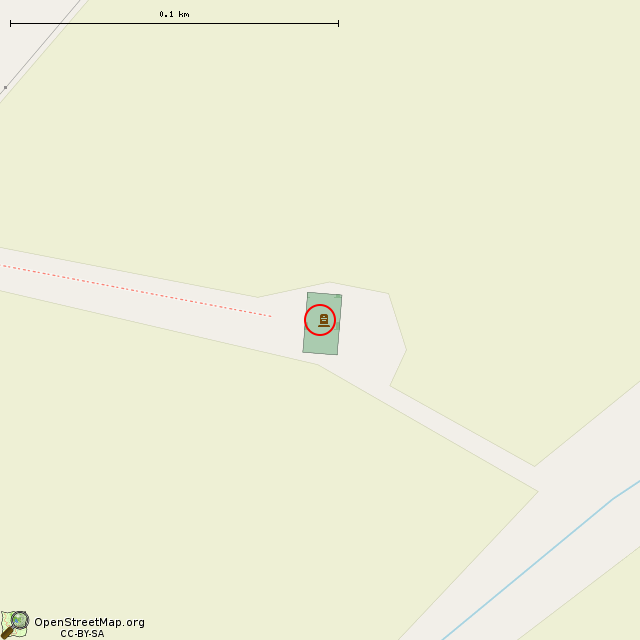 Карта где находится Братская могила советских воинов в крупном масштабе