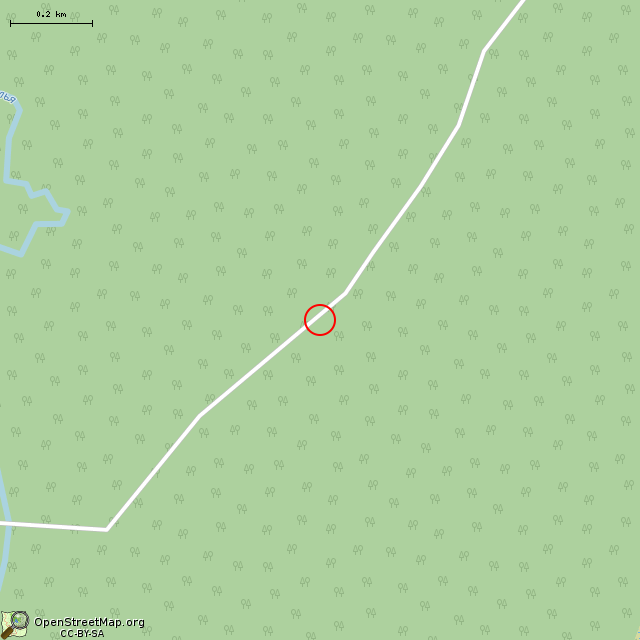 Карта где находится Братская могила воинов ВОВ в среднем масштабе
