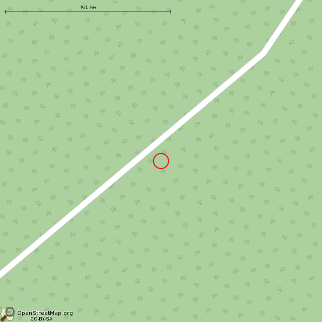 Карта где находится Братская могила воинов ВОВ в крупном масштабе