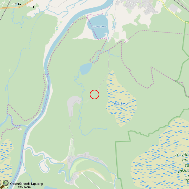 Карта где находится Братская могила воинов ВОВ в мелком масштабе