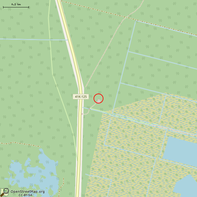 Карта где находится Памятник на месте прорыва блокады Ленинграда, развалины ВИМТ в среднем масштабе