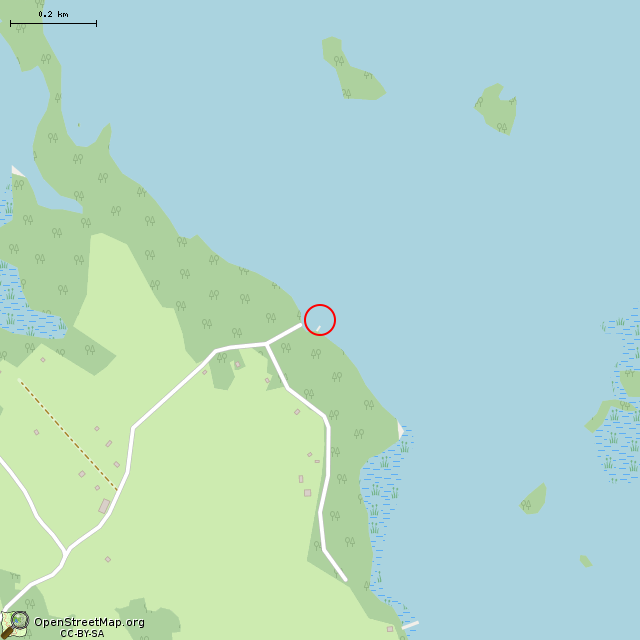 Карта где находится Пирс в среднем масштабе