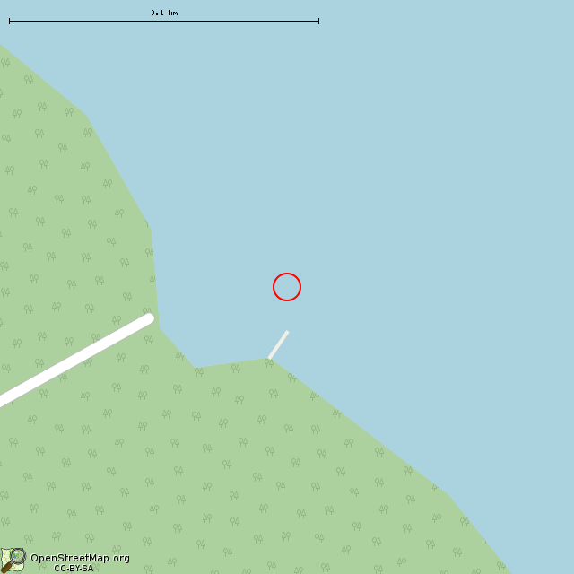 Карта где находится Пирс в крупном масштабе