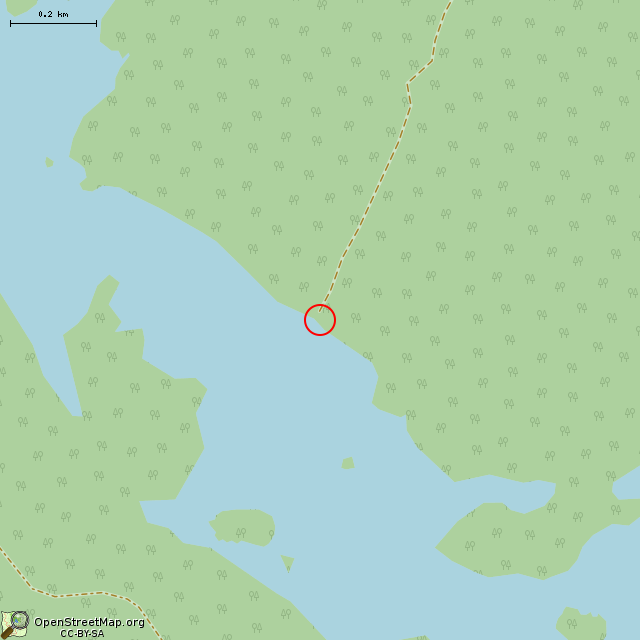 Карта где находится Причал в среднем масштабе