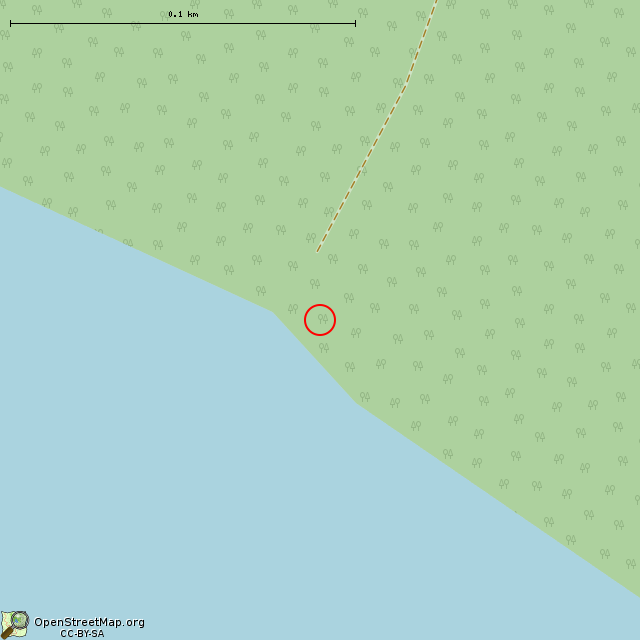 Карта где находится Причал в крупном масштабе