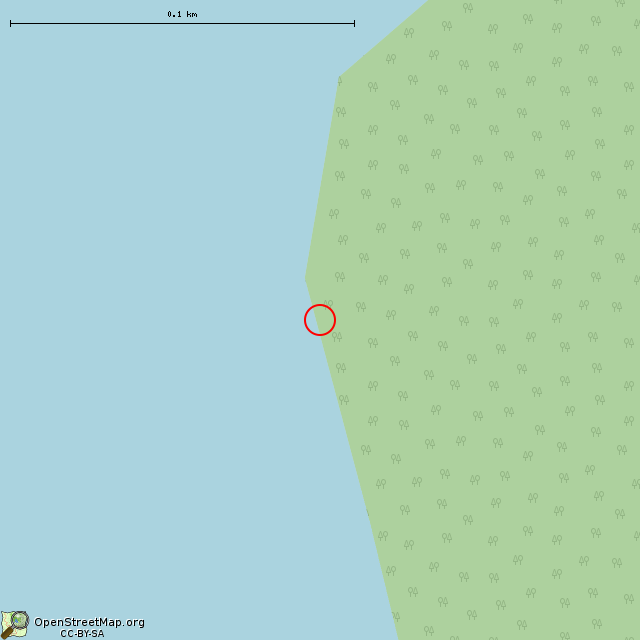 Карта где находится Пирс в крупном масштабе