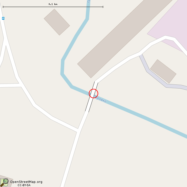 Карта где находится Мост ( Дамба при финском заводе) (Перово) в крупном масштабе