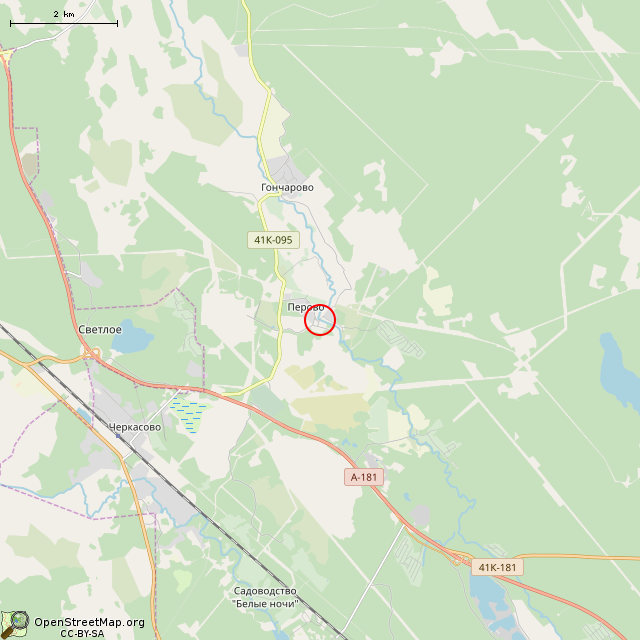 Карта где находится Мост ( Дамба при финском заводе) (Перово) в мелком масштабе