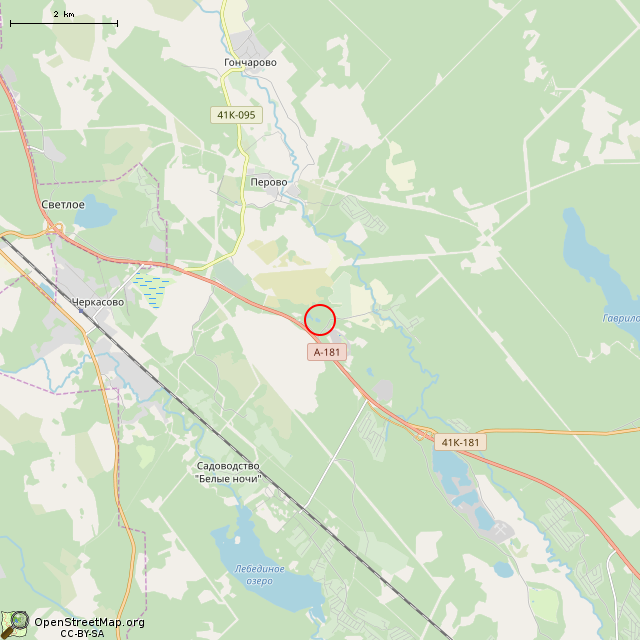 Карта где находится Пирс для купания в мелком масштабе