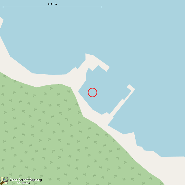 Карта где находится Старая пристань в крупном масштабе