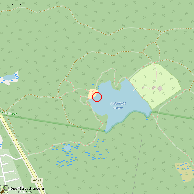 Карта где находится Пирс в среднем масштабе