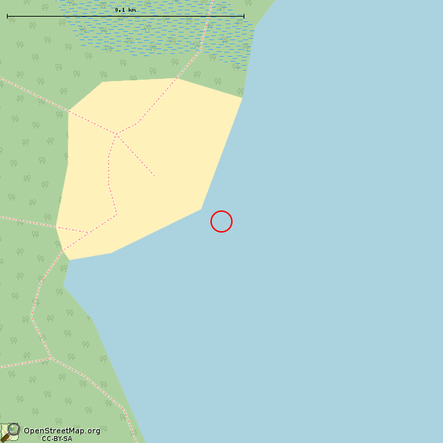 Карта где находится Пирс в крупном масштабе