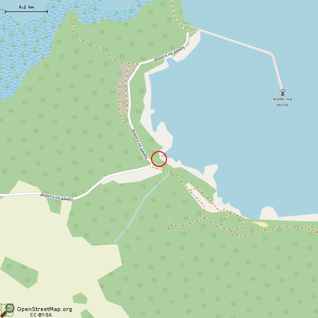 Карта где находится Пирс в среднем масштабе