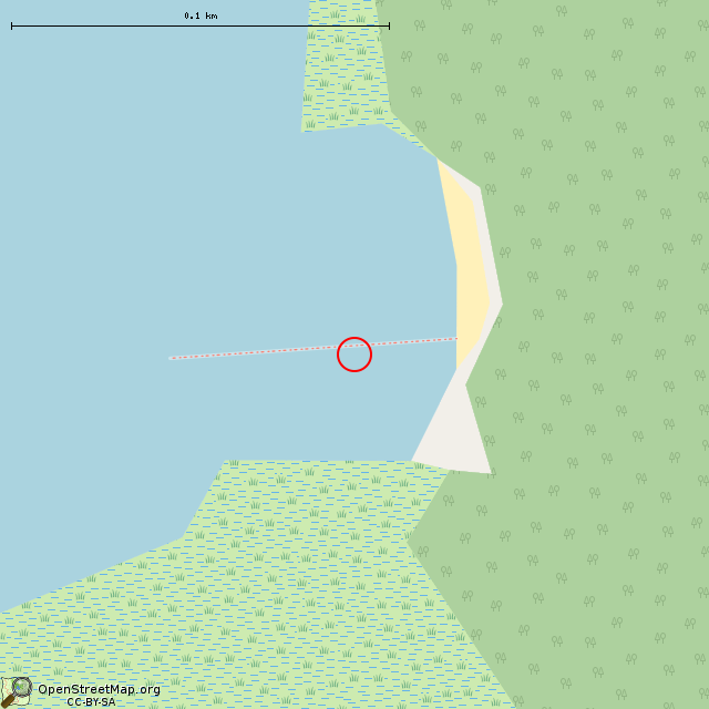 Карта где находится Пирс в крупном масштабе