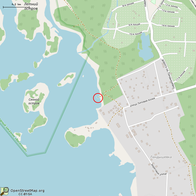 Карта где находится Пирс в среднем масштабе