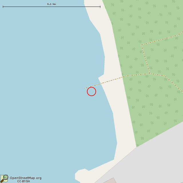 Карта где находится Пирс в крупном масштабе