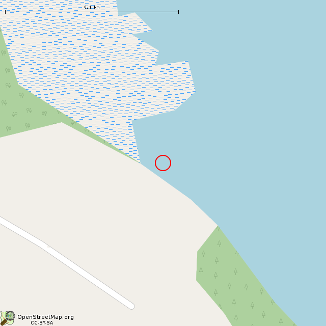 Карта где находится Пирс в крупном масштабе