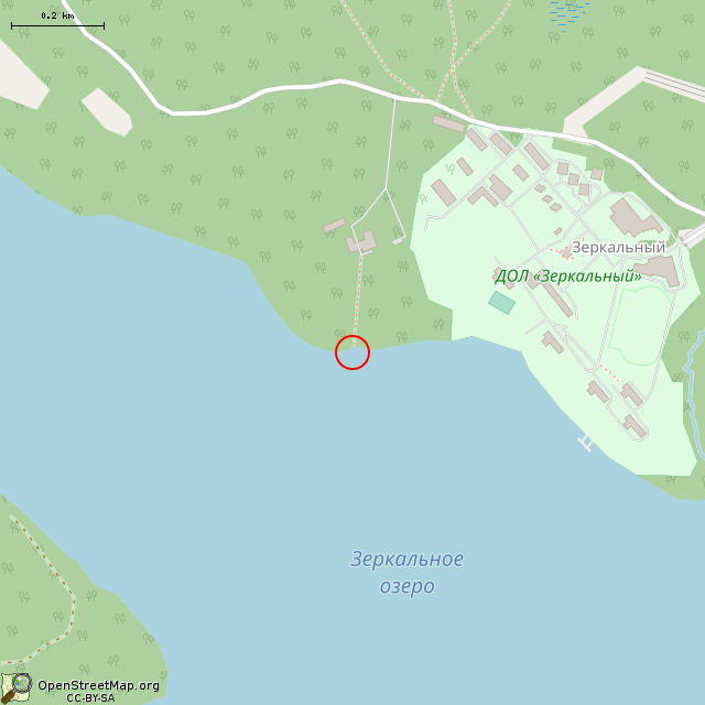 Карта где находится Пирс в среднем масштабе