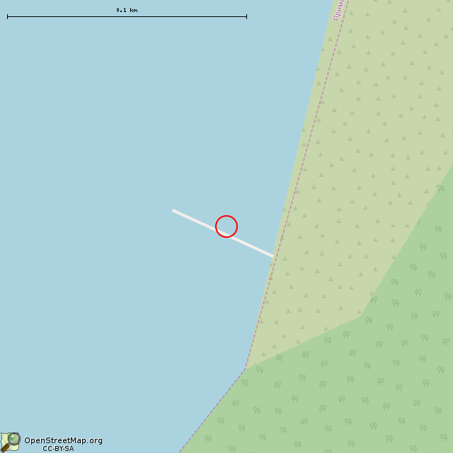 Карта где находится Пирс в крупном масштабе