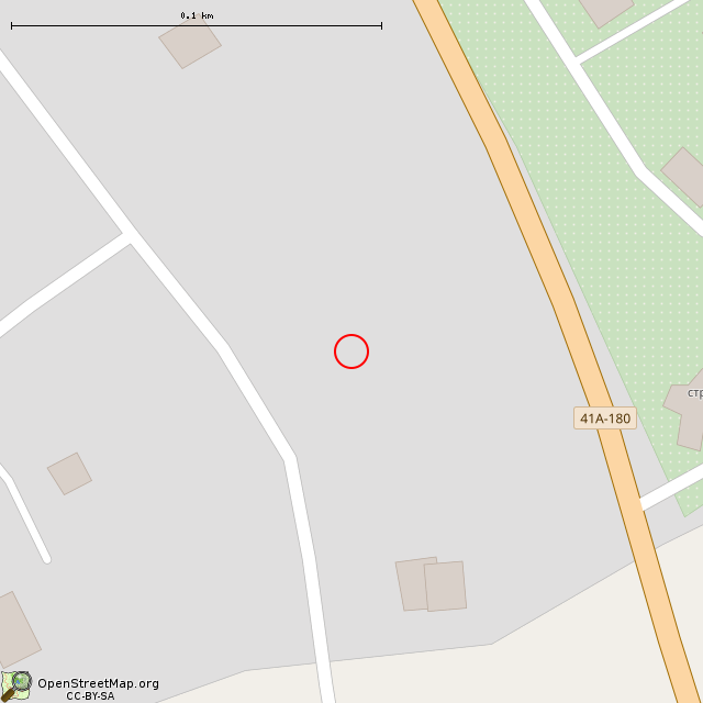 Карта где находится Братская могила и воинский мемориал (Сертолово) в крупном масштабе