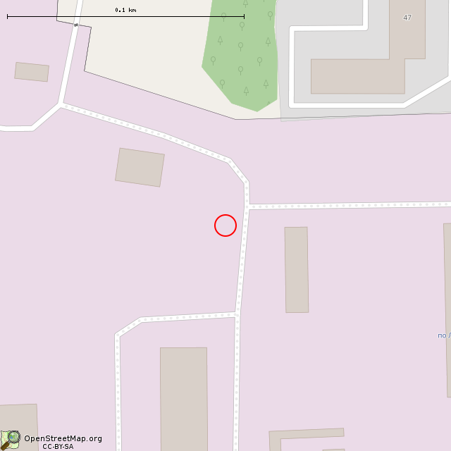 Карта где находится Памятник бойцам МПВО (Мурино) в крупном масштабе