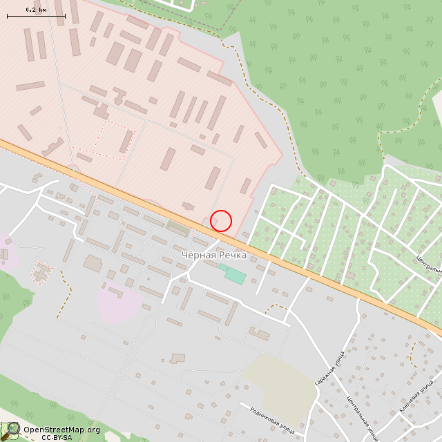 Карта где находится Памятник подвигу гарнизона ДОТа № 7 (Сертолово) в среднем масштабе