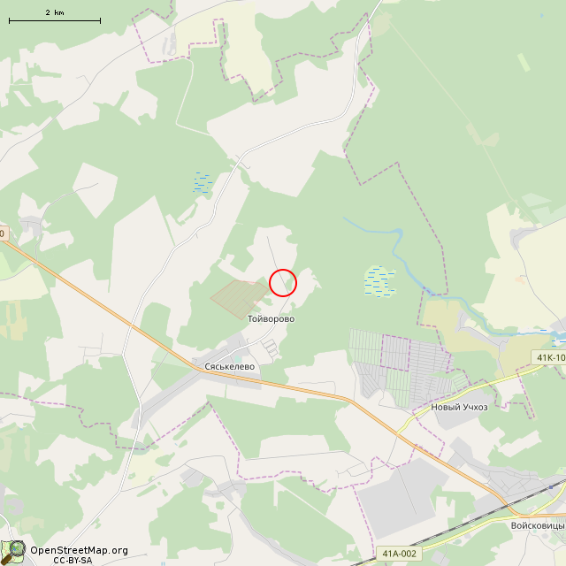 Карта где находится Братская могила воинов–ополченцев в мелком масштабе