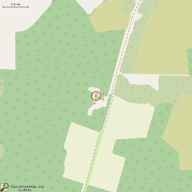 Карта где находится Руины здания в среднем масштабе