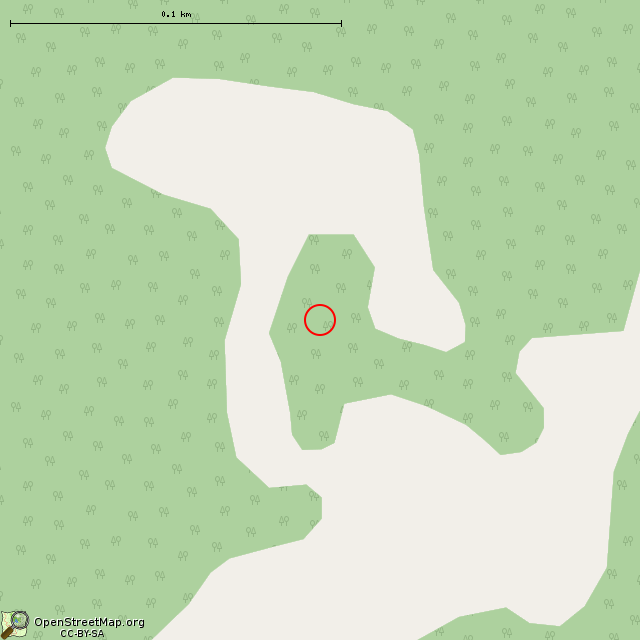 Карта где находится Руины здания в крупном масштабе