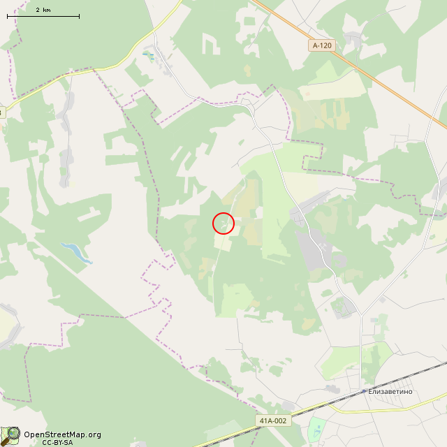 Карта где находится Руины здания в мелком масштабе