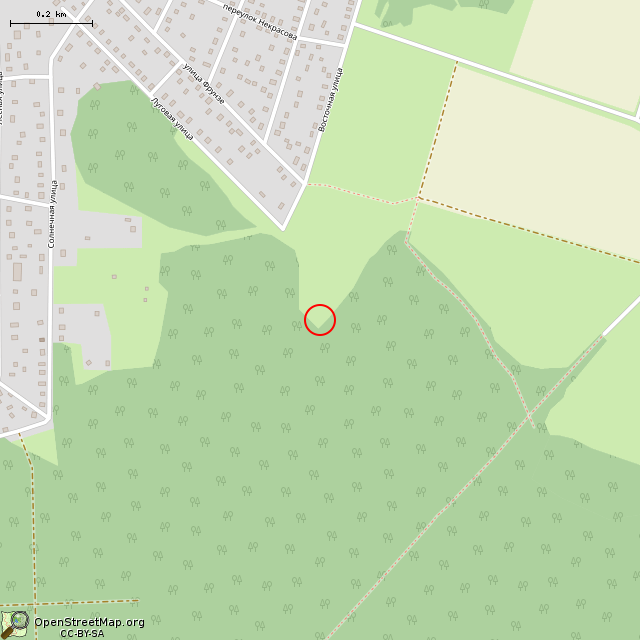 Карта где находится Куча камней в среднем масштабе