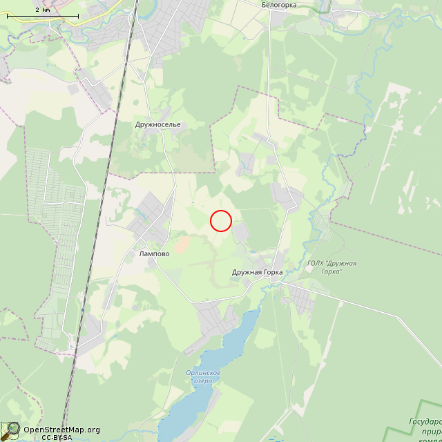 Карта где находится Куча камней в мелком масштабе