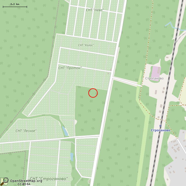 Карта где находится Камни в среднем масштабе