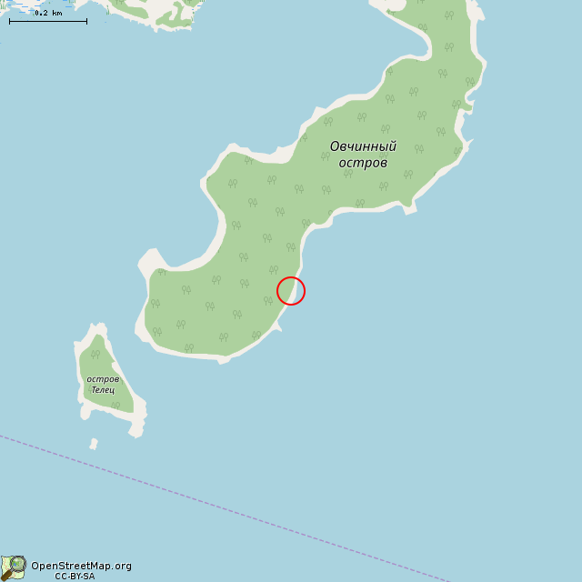 Карта где находится Памятный крест узникам белоэмигрантского лагеря в среднем масштабе