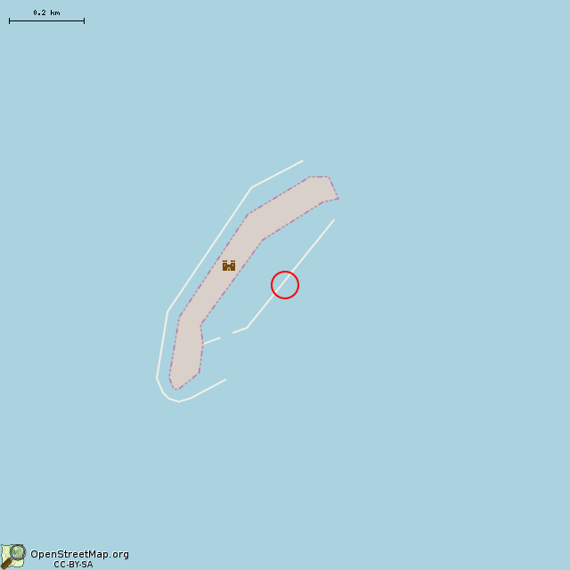 Карта где находится ДОТ № 4 КронУР (Санкт-Петербург) в среднем масштабе