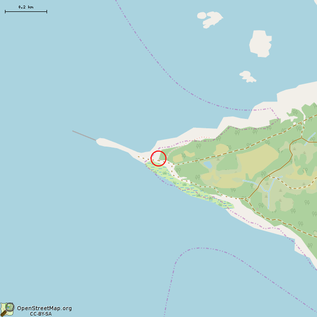 Карта где находится ДОТ № 132 КаУР (Санкт-Петербург) в среднем масштабе