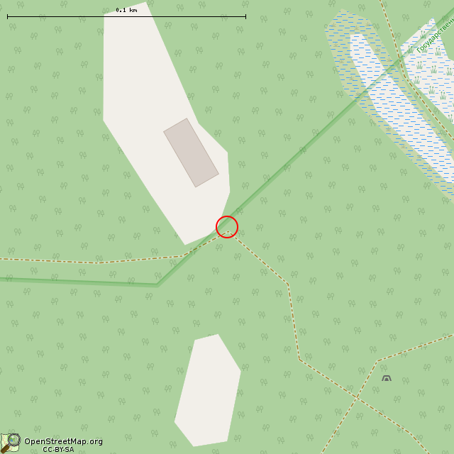 Карта где находится 101-я артиллерийская батарея в крупном масштабе