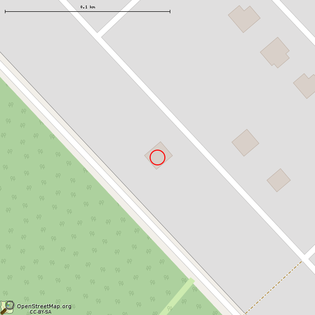 Карта где находится Заброшенный дом. в крупном масштабе