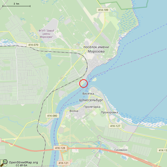 Карта где находится Памятный знак железнодорожной переправе     | Вторая мировая война, памятник, монумент в мелком масштабе