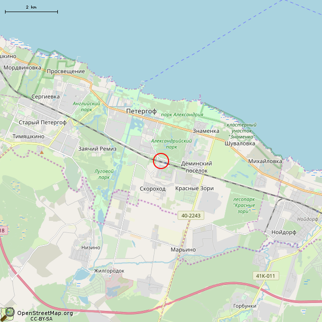 Карта где находится Памятник Александру Людвиговичу Штиглицу (Санкт-Петербург) в мелком масштабе